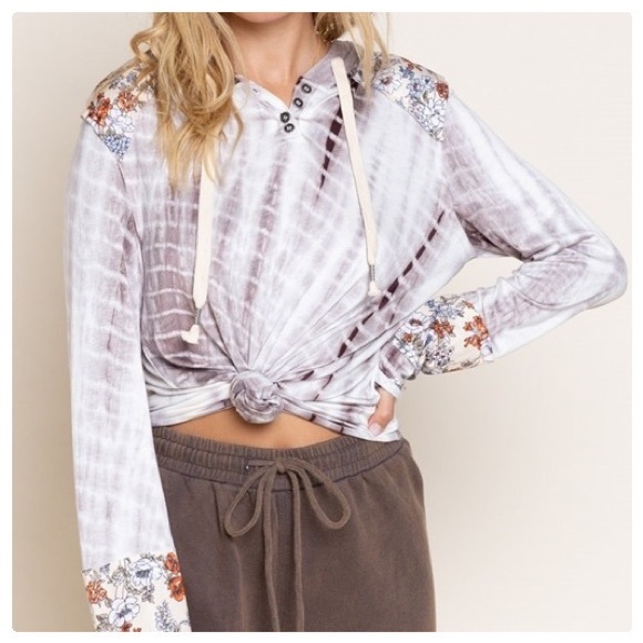 POL Bamboo & Boho Hand Dyed Hoodie - Picture 9 of 16